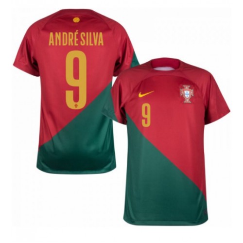 Portugal Andre Silva #9 Domaci Dres SP 2022 Kratak Rukavima